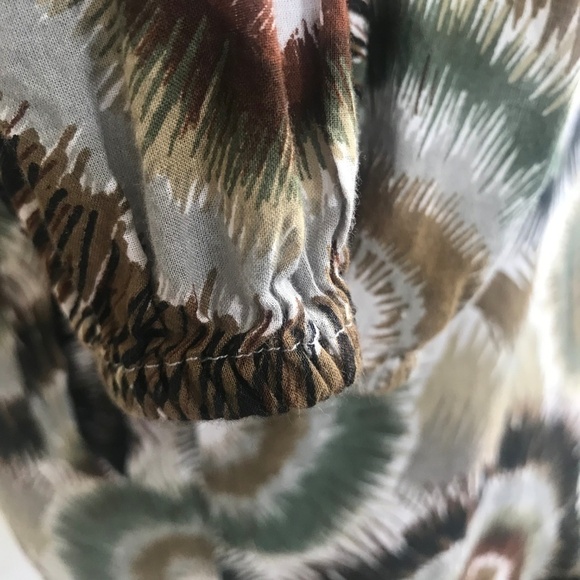 💜 Vintage Style Starburst Circle Blouse - Picture 5 of 8